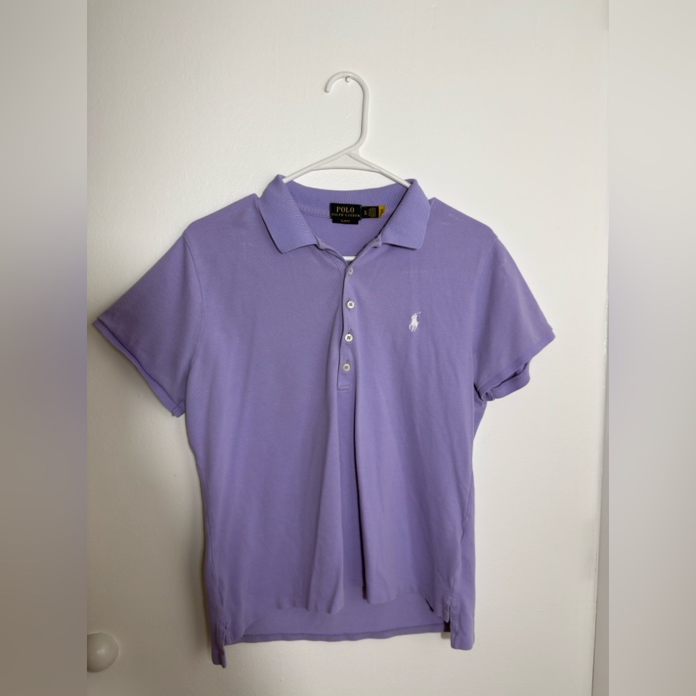 Polo Ralph Lauren Purple Polo Shirt